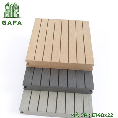 Thanh đặc sàn gỗ nhựa ngoài trời GAFA E140x22